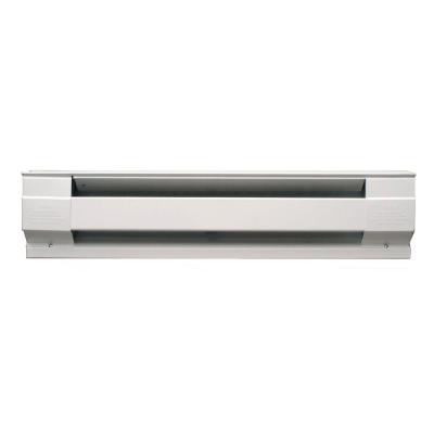 48 in. 1000-Watt 208-Volt Electric Baseboard Heater in White